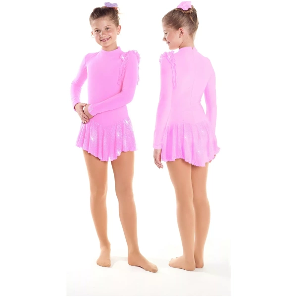 Sagester Eiskunstlaufkleid, Stil: 163, Pink Kleider