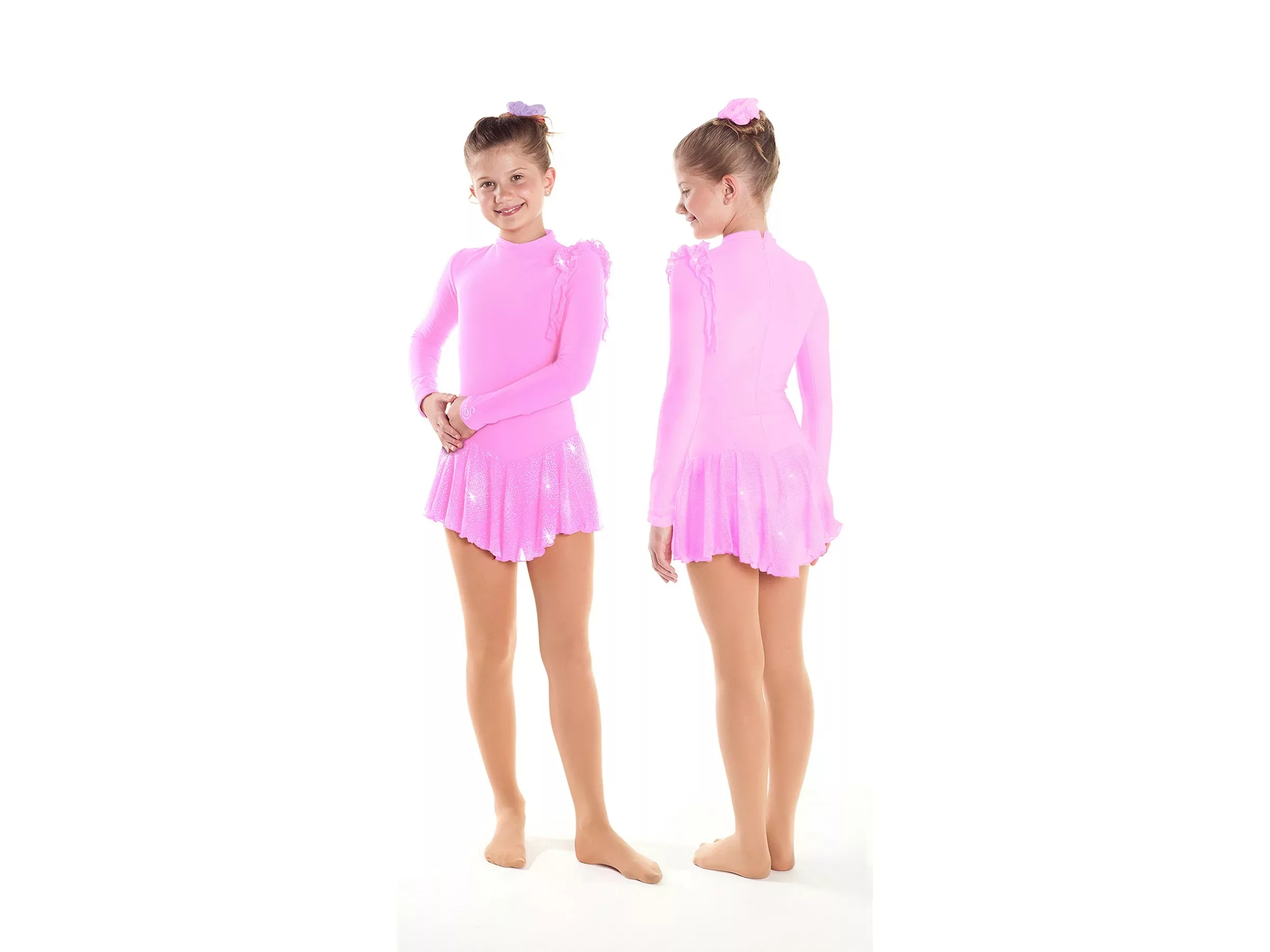 Sagester Eiskunstlaufkleid, Stil: 163, Pink Kleider