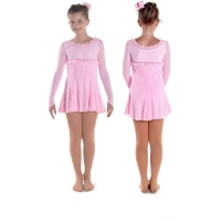Sagester Figure Skating Dress Style: 169, Pink Dresses