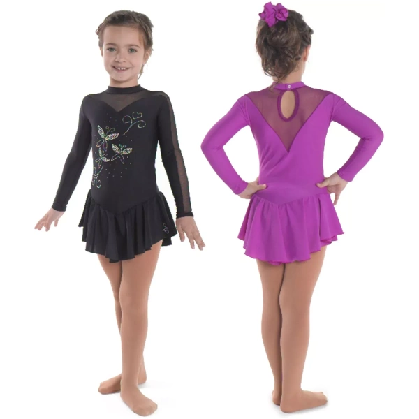 Sagester Figure Skating Dress Style: 187, Black Dresses