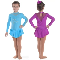 Sagester Figure Skating Dress Style: 187, Bay Blue Dresses
