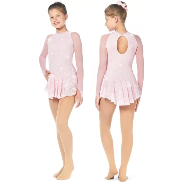 Sagester Figure Skating Dress Style: 194, Pink Dresses