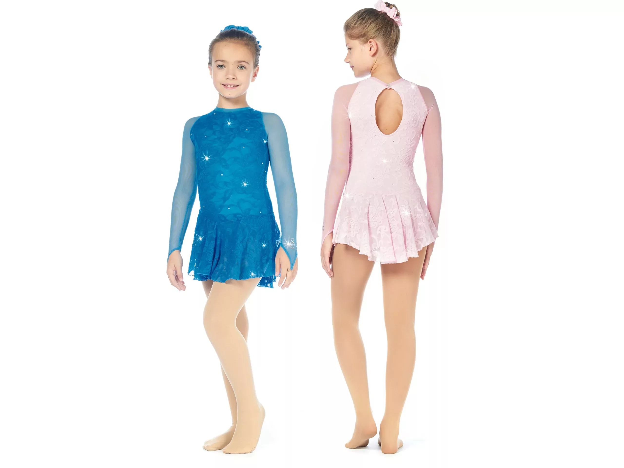 Robe de patinage artistique Sagester Style : 194, turquoise Robes