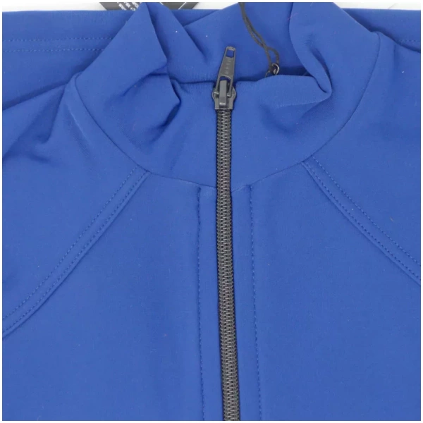 Veste de patinage sur glace SAGESTER bleue, #249/MEN, fabriquée à la main en Italie Chemises pour hommes et garçons