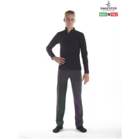 SAGESTER Black Ice Skating Jacket, #249/MEN, Hand-made in Italy