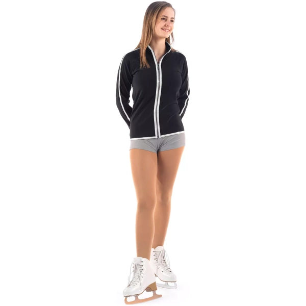 Sagester Eiskunstlaufjacke, Stil: 252, silberne Kanten Jacken für Damen und Mädchen