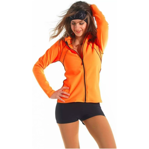 Veste de patinage artistique Sagester Style : 264, orange fluo Vestes pour femmes et filles