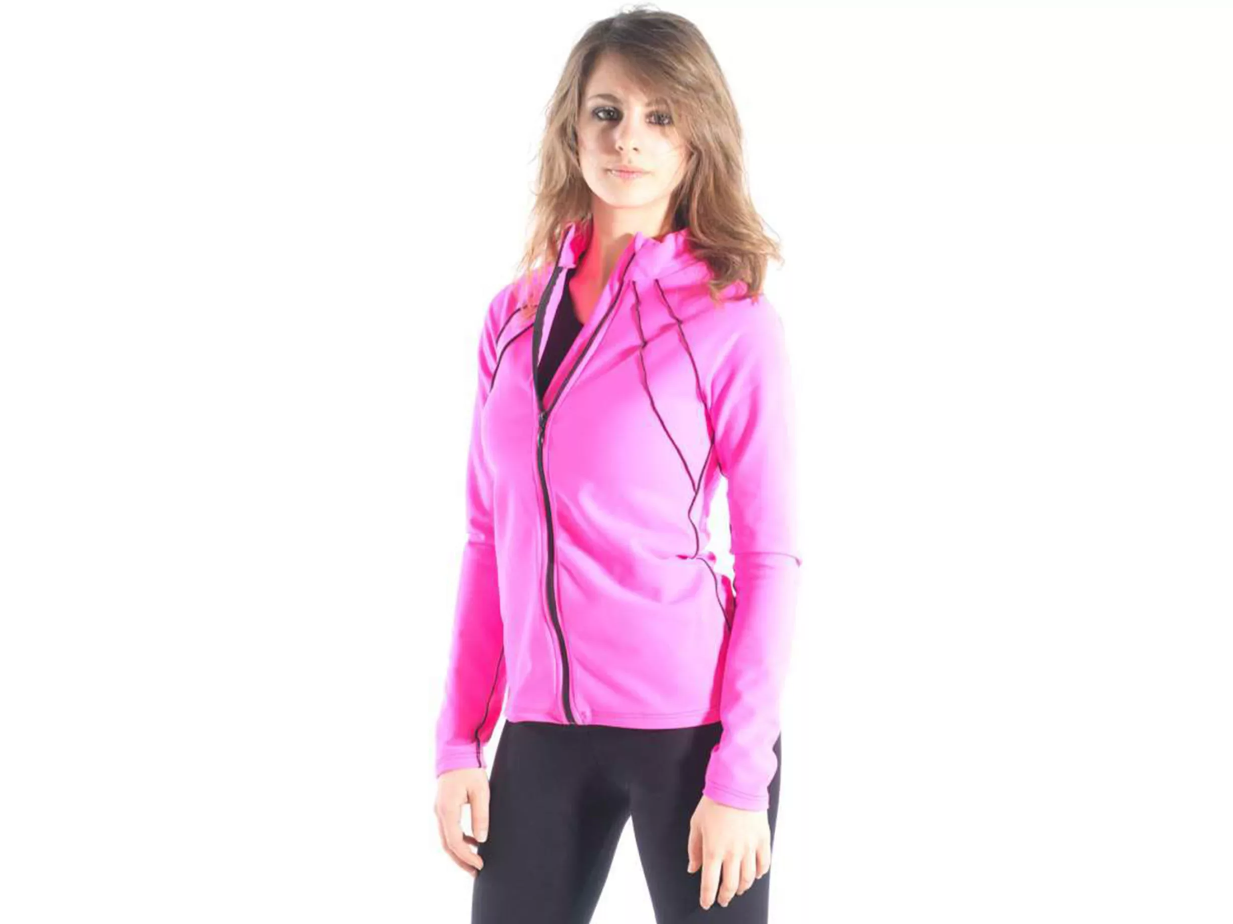 Sagester Eiskunstlauf-Jacke, Stil: 264, Neon-Fuchsia Jacken für Damen und Mädchen