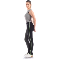 Sagester Figure Skating Pants Style: 424, Lime edges Women’s and Girls’ Pants