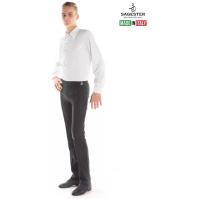 SAGESTER Men's Ice Skating Pants, #430, Hand-made in Italy, Colors: Black, Blue (Pants only)