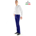 SAGESTER Men's Ice Skating Pants, #430, Hand-made in Italy, Colors: Black, Blue (Pants only)