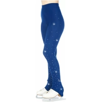 Sagester Pantalones de patinaje artístico Estilo: 459, azul Pantalones para mujer y niña