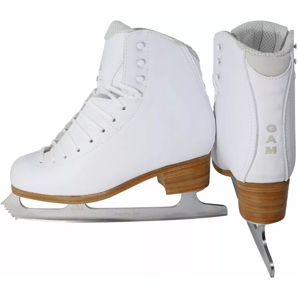 GAM Silver Label G0780 Bottes de patinage artistique pour femme Patins à glace Blade Aspire XP
