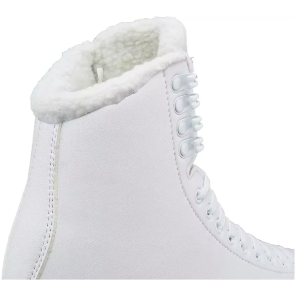 Jackson Ultima Classic SoftSkate 380 Schlittschuhe für Damen und Mädchen, Weiß/Fleece Schlittschuhkufe Mark I