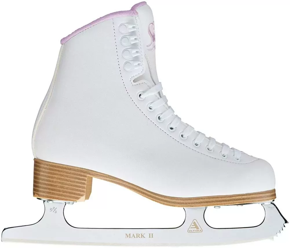 Jackson Ultima Patins à glace Classic SoftSkate 380 pour femmes et filles, violet Patins à glace Blade Mark I