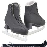 Jackson Ultima Softec Black Elite ST7202 Mens 4 Bundle with Skate Guards