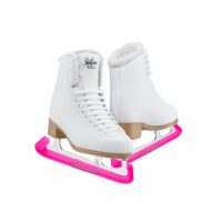 Jackson SoftSkate 380 ice skates in Fleece with Guardog 137 guards