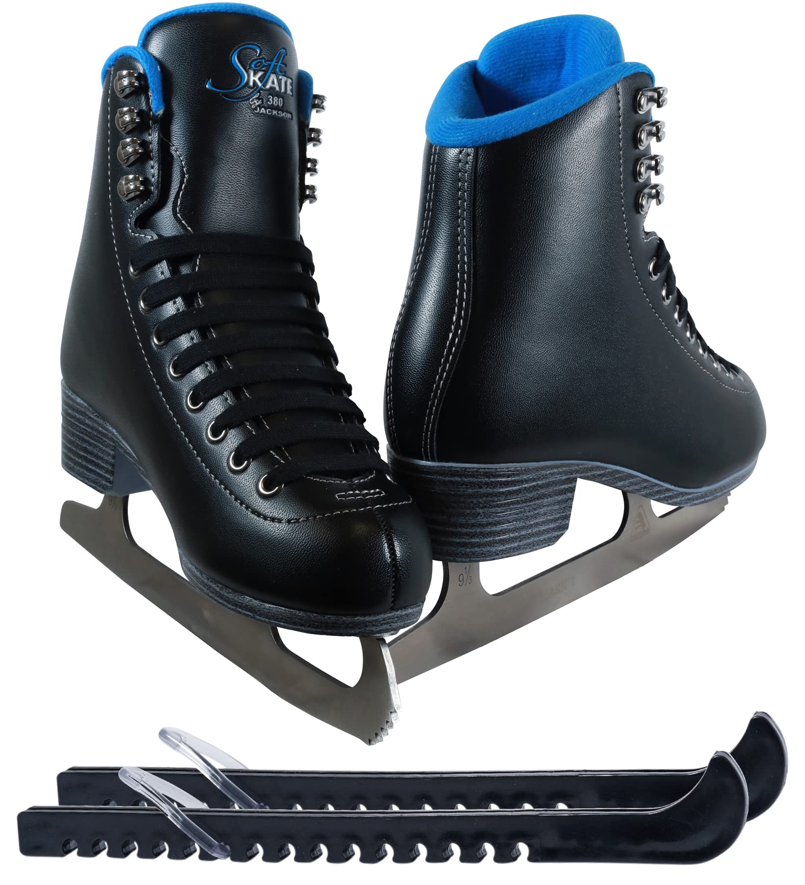 Jackson SoftSkate 380 Ice Skate Bundle — Skate guards