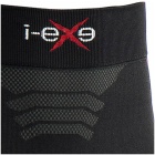 I-EXE Made in Italy - Multizone Compression Men's Shorts - Color: Black with Red