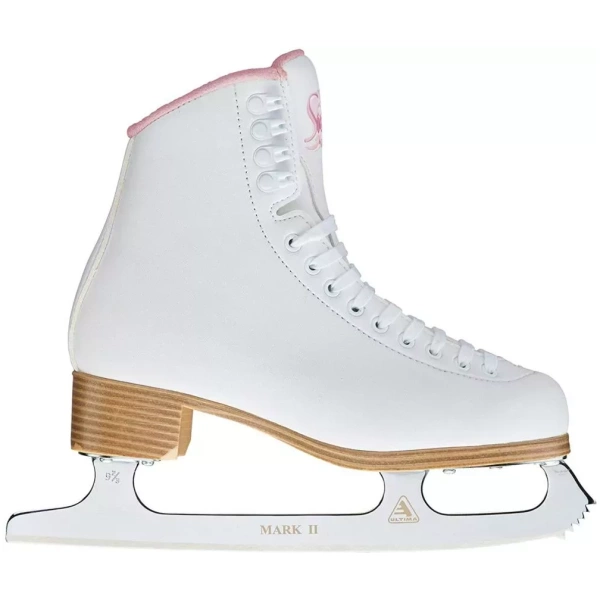 Jackson Ultima Patins à glace Classic SoftSkate 380 pour femmes et filles, rose Patins à glace Blade Mark I