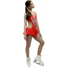 Vestido de patinaje artístico SGmoda Estilo: A24 / Rojo