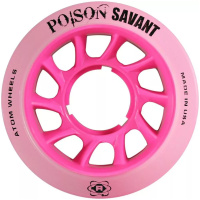 Atom Roller POISON SAVANT Quad Derby Wheels 59X38 Hybrid – Pink – PACK OF 4 Atom Roller POISON SAVANT Quad Derby Wheels 59X38 Hybrid - Pink - PACK OF 4