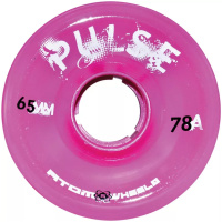 ATOM PULSE Quad Skate Outdoor Wheels 65mm x 37mm 78a – Pink