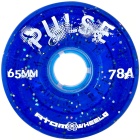 ATOM PULSE Glitter Quad Skate Outdoor Wheels 65mm x 37mm 78a