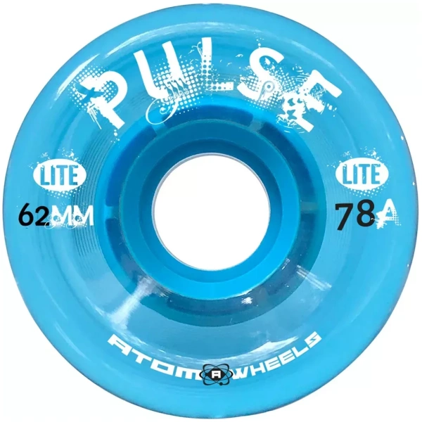 ATOM PULSE Lite Quad Skate Outdoor Wheels 62mm x 33mm 78a Outdoor Wheels
