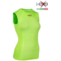 I-EXE Made in Italy – Ärmelloses Multizone-Kompressions-Tanktop für Damen – Farbe: Grün. Kompressionshemden und T-Shirts