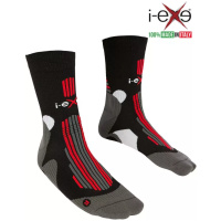 I-EXE Made in Italy - Compression Athletic Sport Short Socks for Men's and Women's