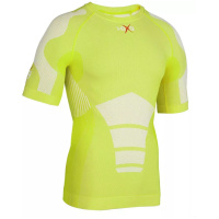 I-EXE Made in Italy - Men's Multizone Short Sleeve Compression Shirt - Yellow