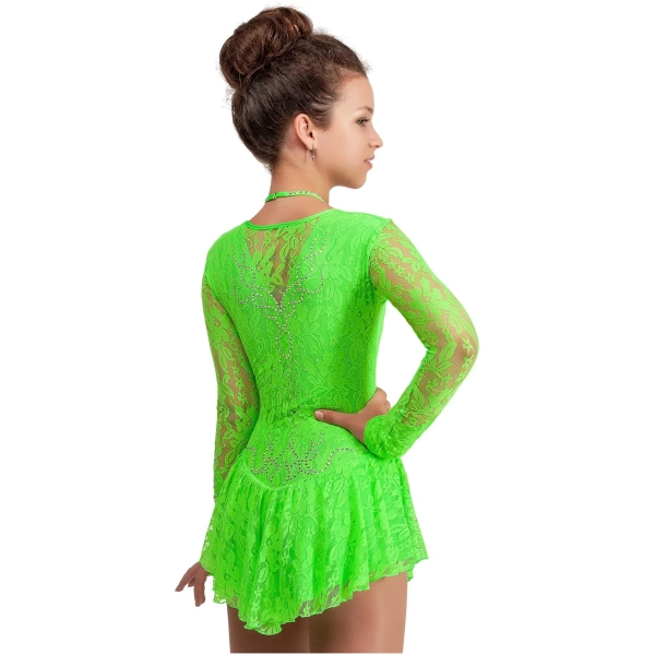 SGmoda Eiskunstlaufkleid-Stil: Stil: A16 / Grün Kleider