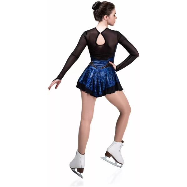 SGmoda Eiskunstlaufkleid-Stil: Stil: A14 / Silber/Hologramm Kleider