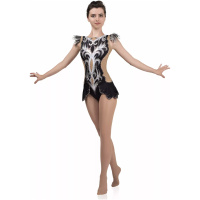 SGmoda B2 rhythmic gymnastics leotard in Black