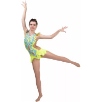 SGmoda B2 rhythmic gymnastics leotard in Yellow