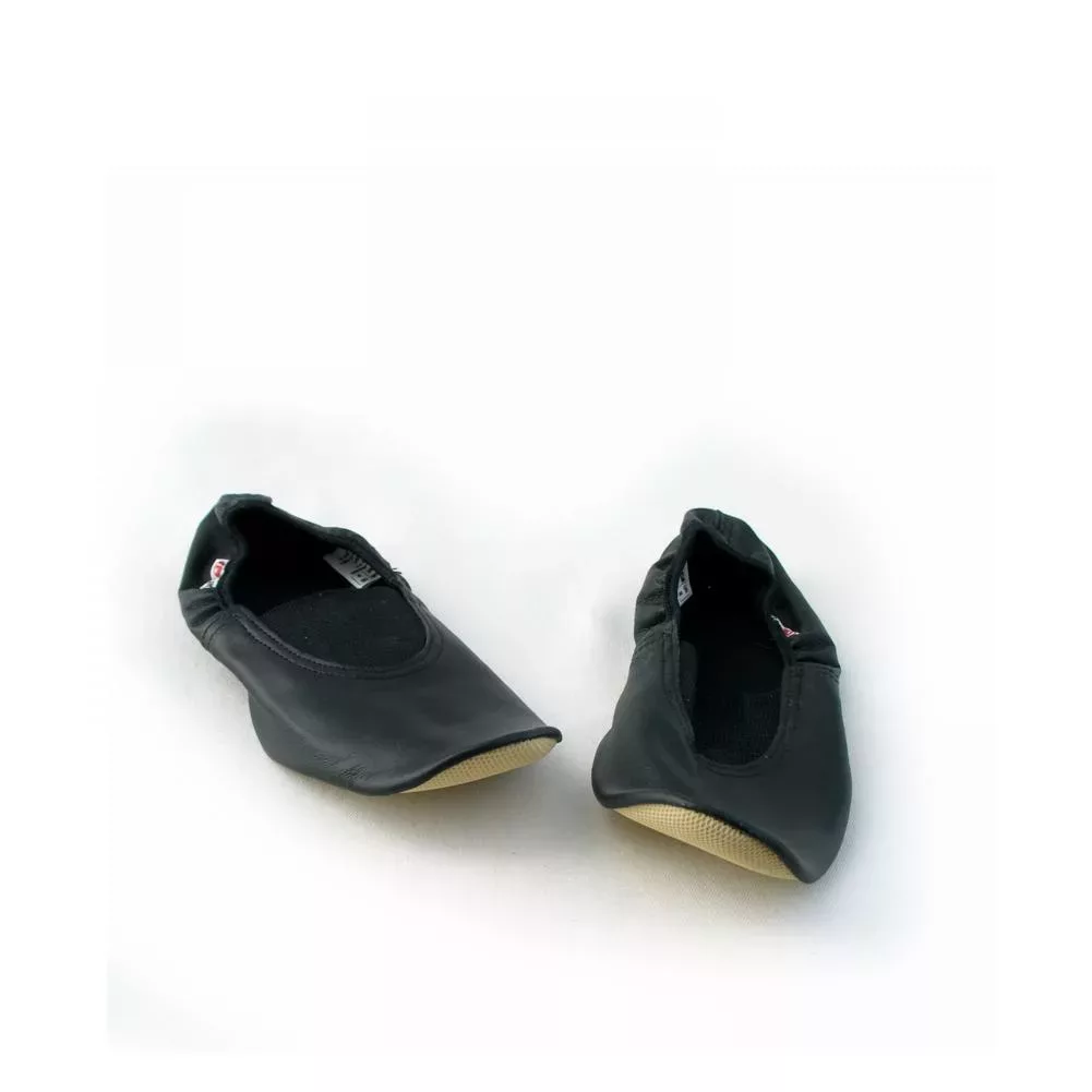 Chaussures de gymnastique noires BOTAS EVA en cuir naturel Chaussons de ballet