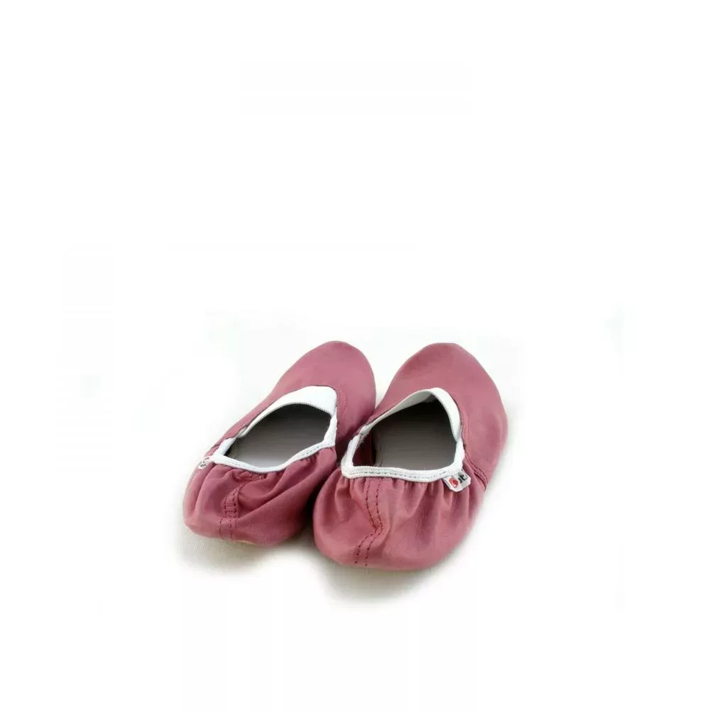 Chaussures de gymnastique roses BOTAS EVA en cuir naturel Chaussons de ballet