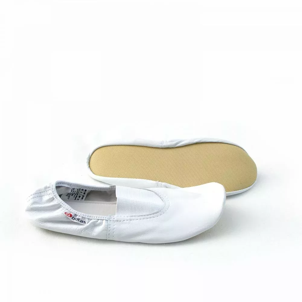 Chaussures de gymnastique blanches BOTAS EVA en cuir naturel Chaussons de ballet