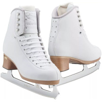 Jackson Ultima Evo Fusion FS2020 white figure skates, pair, with Ultima Mark IV blades