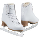 Une paire de patins à glace blancs