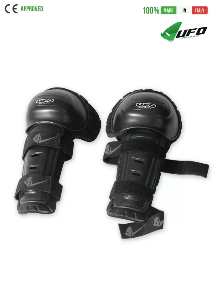 UFO PLAST Made in Italy - Protège-genoux-tibias noirs Taille unique pour  Hockey, Snowboard, Ski - SKATE GURU INC