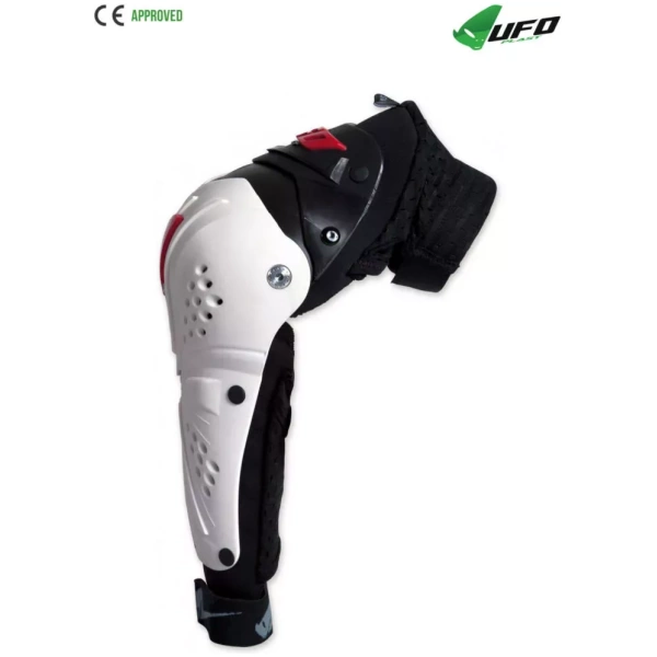 UFO PLAST Made in Italy – Professional EVO Elbow Guards, Extremely Light Elbow Protection Pads, White Elbow / Hand Protection