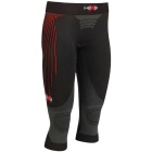 I-EXE Made in Italy - Multizone Compression Women's Tights Capri Pants - Color: Black with Red
