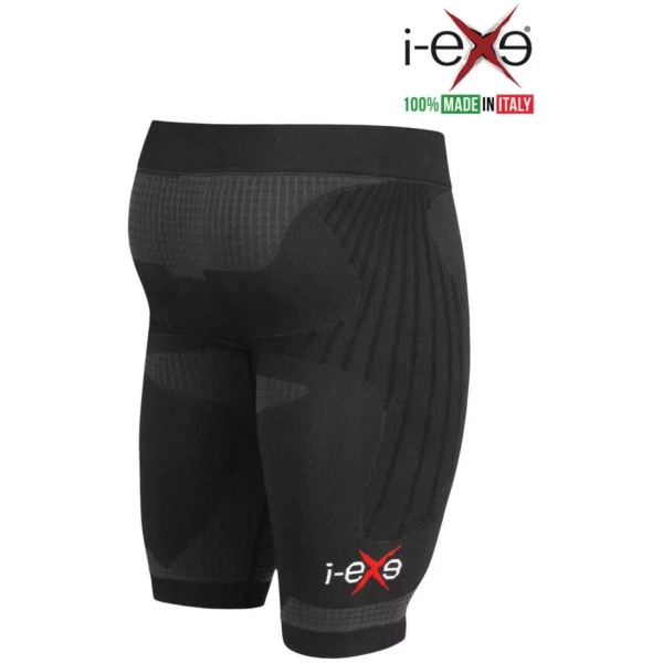 I-EXE Made in Italy – Short de Compression Multizone pour Homme – Couleur : Noir Shorts et pantalons de compression