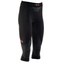 I-EXE Made in Italy - Multizone Compression Women's Tights Capri Pants - Color: Black