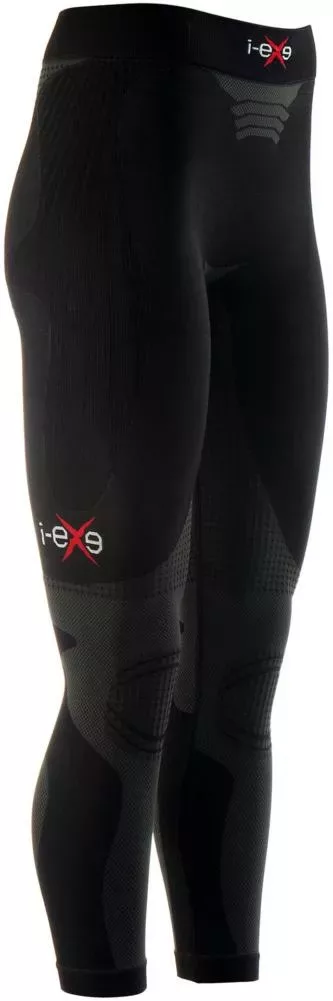 I-EXE Made in Italy – Pantalon collant de compression multizone pour femme – Couleur : noir Shorts et pantalons de compression