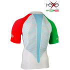 I-EXE Made in Italy - Multizone Short Sleeve Compression Shirt - Italia Limited Edition