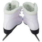 Jackson Ultima SoftSkate - Patines de hielo para mujer, paquete con bolsa Jackson, protectores de patines Guardog, color blanco