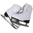 Jackson Ultima SoftSkate Womens' Ice Skates / Bundle with Jackson Bag, Guardog Skate Guards / White